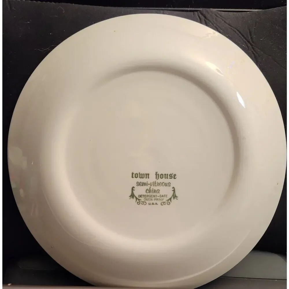 Vintage Homer Laughlin Orbit Mid Century Town House Ironstone 10 1/4